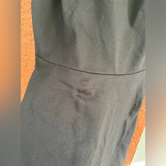 Women’s Lulus Black Skater A-Line Flare Mini Dress Low Back Size Medium - Picture 5 of 5